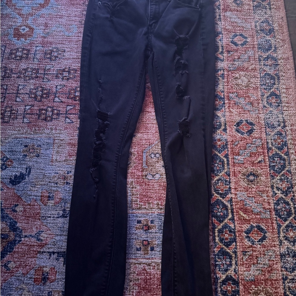 Mudd Black Distressed Skinny Jeans